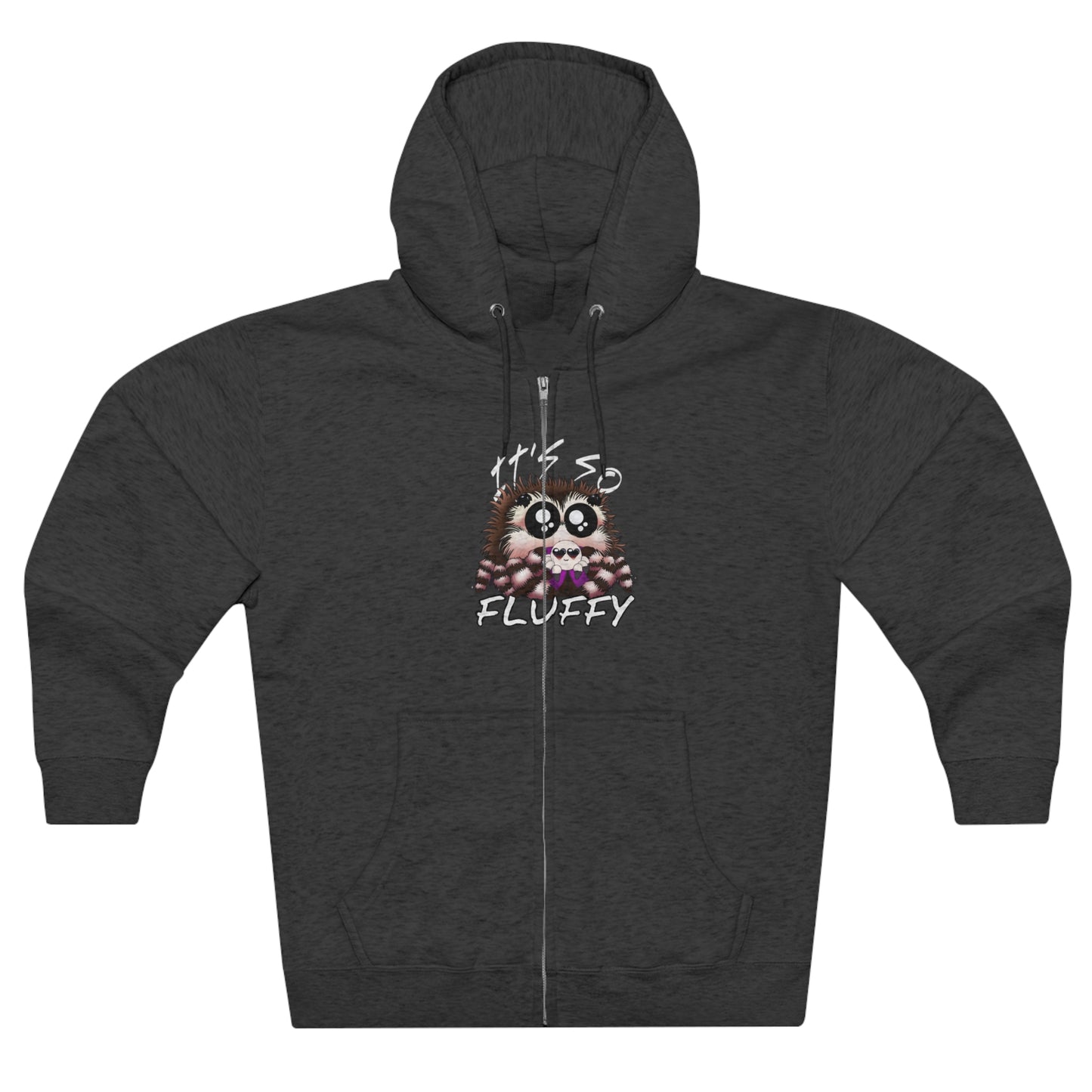 It’s So Fluffy! Zip Up Jumping Spider Hoodie